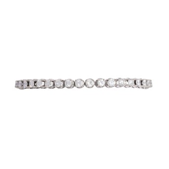 Rivière bracelet with 39 brilliant-cut diamonds,