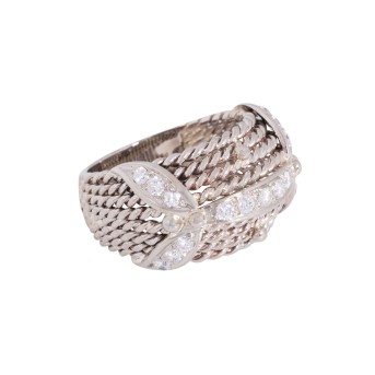 Ring mit 17 Brillanten