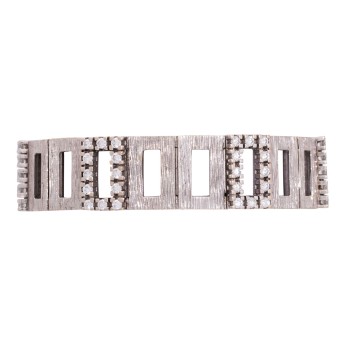 Armband bes. mit 82 Brillanten zus. ca. 3,0 ct.