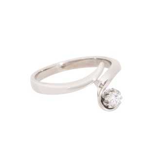 Solitärring mit Brillant