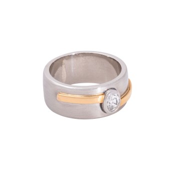 Ring mit Brillant 0,34 ct,