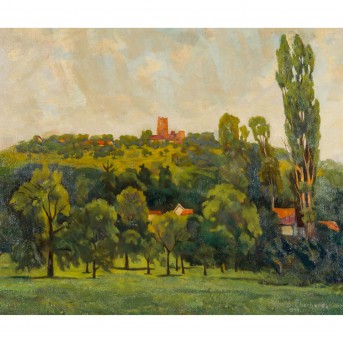 EBERHARD, HEINRICH (1884-1973), 'View of Staufeneck', 1943,