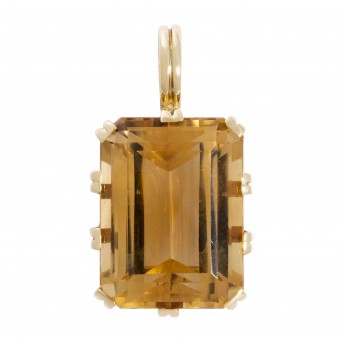 Anhänger mit Citrin,