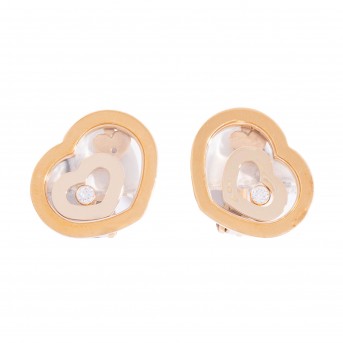 CHOPARD pair of 'Happy Spirit' ear clips, 