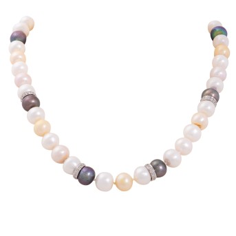 Collier aus Süßwasserperlen, 