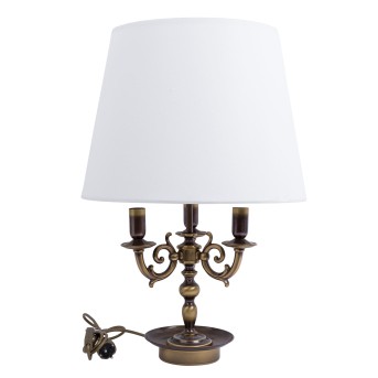 Tischleuchte aus Messing.