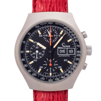 SINN SINN 157 Titan Day Date Chronograph Herren Armbanduhr.
