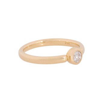 Solitärring mit Brillant