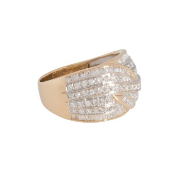Ring mit Diamanten von zus. ca. 2,5 ct,