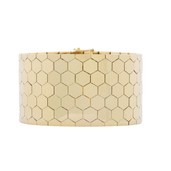 Bracelet, honeycomb pattern, 