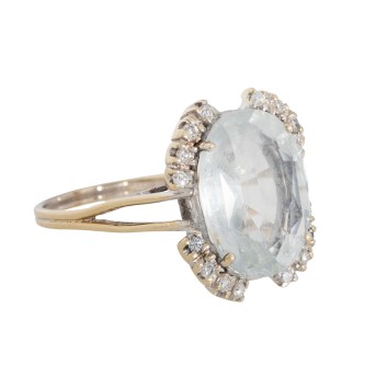 Ring mit Goshenit (Beryll)