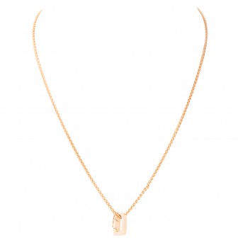 Feine Kette und Klipanhänger, RG 18K,