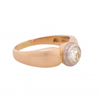 Ring mit Brillant von 1,05 ct,