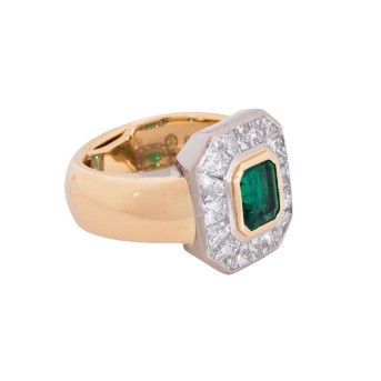 Ring mit Smaragd,