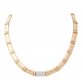 WEMPE necklace with 35 brilliant-cut diamonds,