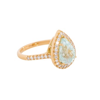 Damenring mit Paraiba Turmalin