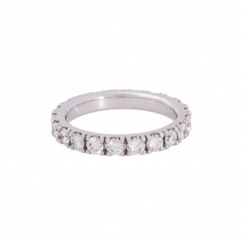Memoirering, mit 21 Brillanten zus. 1,8 ct,