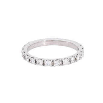 Memoirering mit 22 Brillanten zus, ca, 1,11 ct,