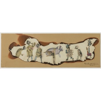 PERSICO, MARIO (1930), 'Teatro della carbonizzazione 'Gli osservatori della escrescenza fallica'', 1978,