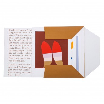 SIEBER, FRIEDRICH (1925-2002), Mappe 'Formtendenzen der Farbe', 1971,