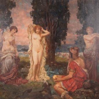 MÜLLER, VICTOR (1871-1951) 'Das Urteil des Paris'