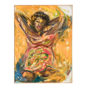 ZIMMERMANN, MICHAEL (geb. 1946), 'Jamaika Woman', 1987,