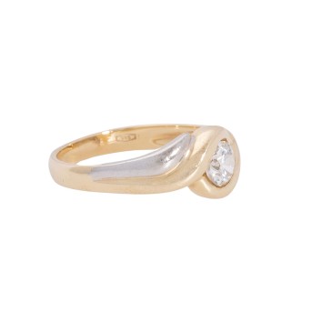 Ring mit Diamant ca. 0,56 ct,