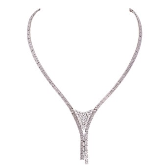 Collier mit Brillanten