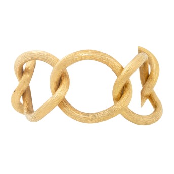 Armband mit 6 Ösen (Panzerkette),