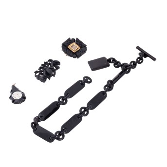 Konvolut hist. Trauerschmuck: