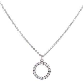 JOCHEN POHL 'Circle' necklace and pendant 