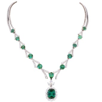 Collier mit feinen Turmalinen