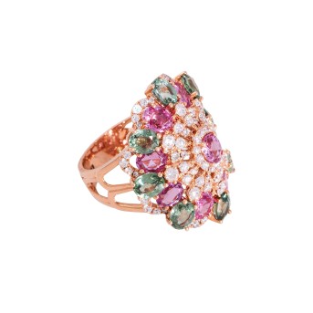 Ring mit Brillanten von zusammen 1,25 ct,
