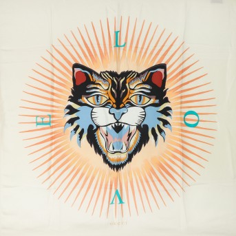 GUCCI GUCCI Seidencarré, 90x90cm.