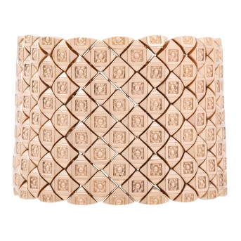 Breites Armband, bestehend aus geometrischen