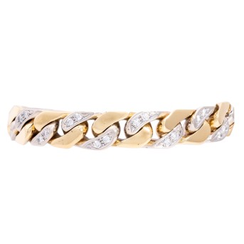 Armored bracelet with 40 diamonds,