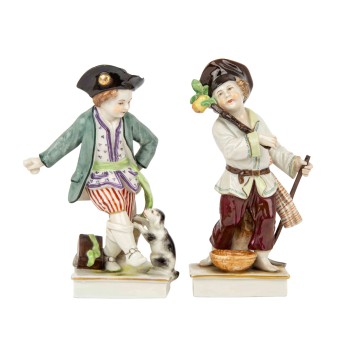 VOLKSTEDT VOLKSTEDT 2 Figuren, 20. Jh.