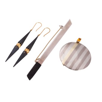 Konvolut 3 Teile Designschmuck der 1990er Jahre,