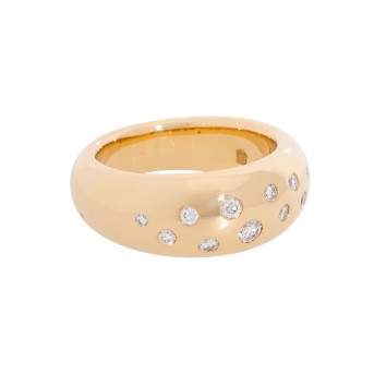 Bandring mit 11 Brillanten,