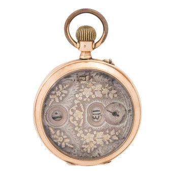 CORTEBERT CORTEBERT sehr seltene offeneTaschenuhr 'Pallweber'.