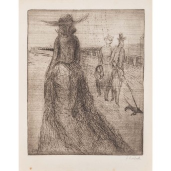 SWOBODA, KAREL (1824-1870) 'Spaziergänger' 1864