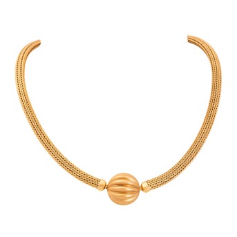 Strickkette mit Kugelbajonettschließe,