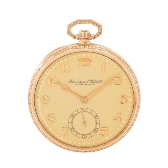 IWC IWC antike offene Taschenuhr. Ca. 1927.