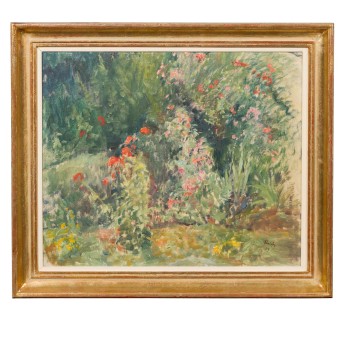 STRICH-CHAPELL, WALTER (1877-1960), 'Blumen im Garten'