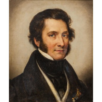 BURY, Friedrich, ATTRIBUIERT/ NACH (F.B.: 1763 - 1823), 'Herrenportrait', wohl von Scharnhorst,