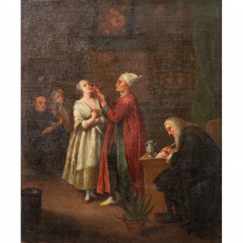 LONGHI, Pietro, WERKSTATT/ UMKREIS (P.L.: 1702 - 1785), 'Der Apotheker',