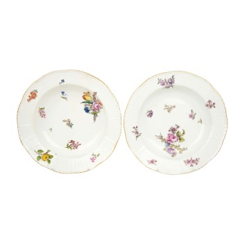 MEISSEN MEISSEN 2 Teller, 19. Jh.