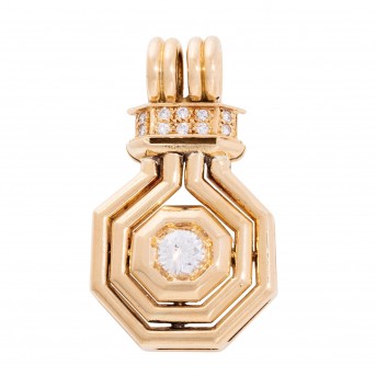 Anhänger mit Brillant von ca. 1 ct,