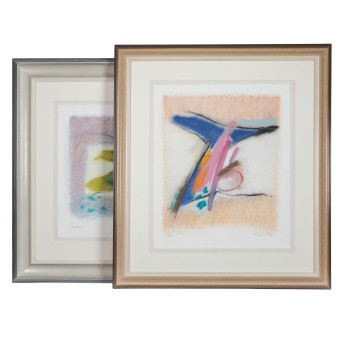 KANTSO, JENS (born 1935), 2 pastels,