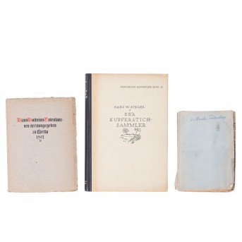 Konvolut 3 historische Nachschlagewerke zur Graphik, SINGER, MASSMANN u.a.,